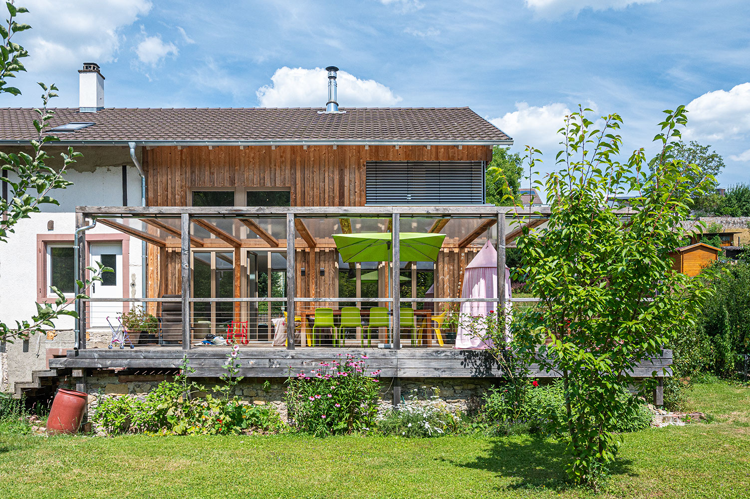 Held Architekt Lörrach Umbau Scheune Holzbau Terrasse